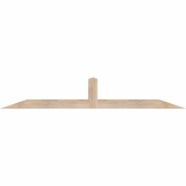 Ekena Millwork Portland Smooth Timber Gable Bracket, Douglas Fir, 72"W x 12"H x 3 1/2"D x 3 1/2"F, 4/12 Pitch GBW072X12X0404POR00SDF - main